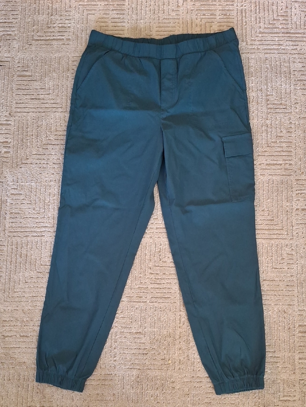 Eddie Bauer Teal Cargo Jogger Pants